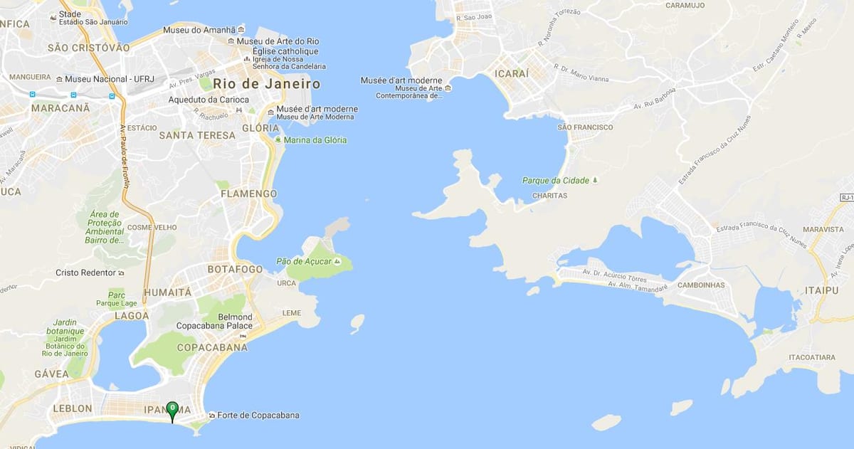 Зураг наран шарлагын газар Ipanema