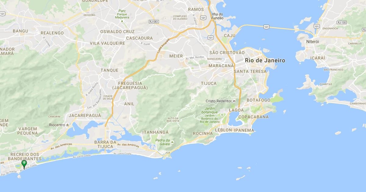 Зураг наран шарлагын газар Recreio dos Bandeirantes