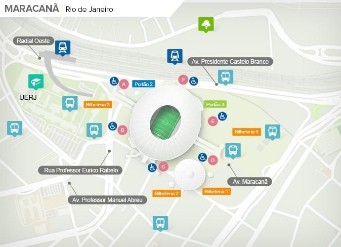 Зураг цэнгэлдэх хүрээлэн Maracanã accès