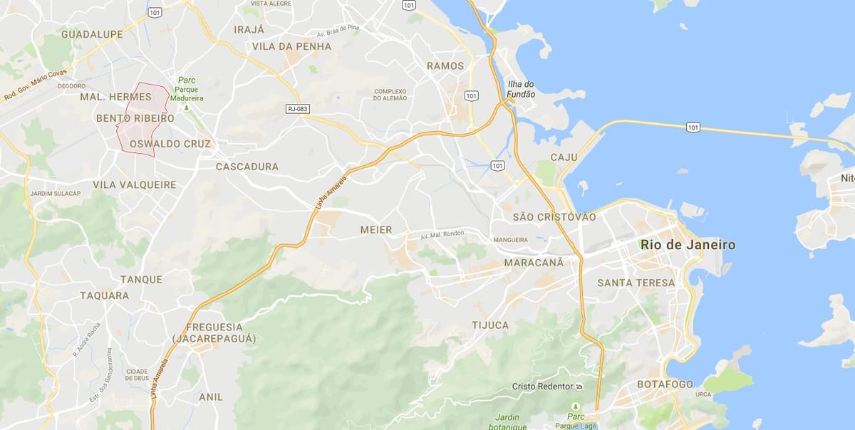 Зураг favela Bento Ribeiro