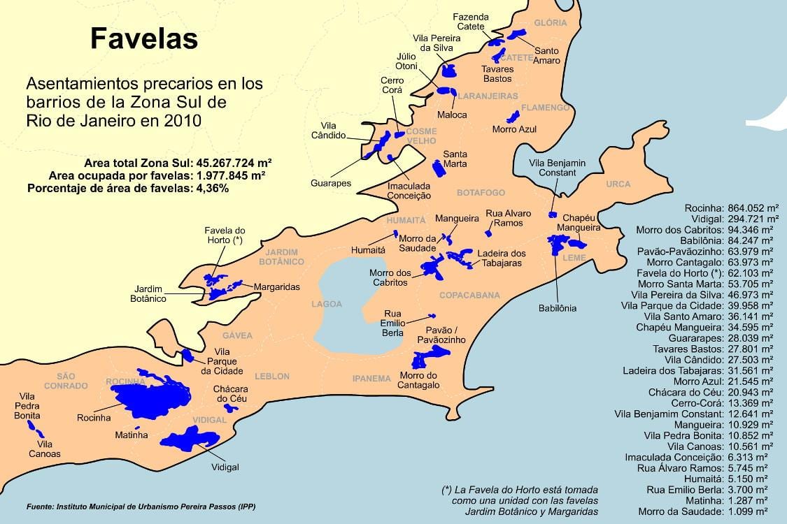 Зураг favelas Өмнөд бүсийн Рио-де-Жанейрогийн