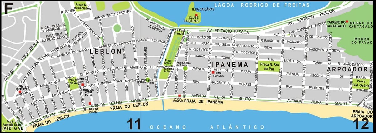 Зураг Ipanema наран шарлагын газар