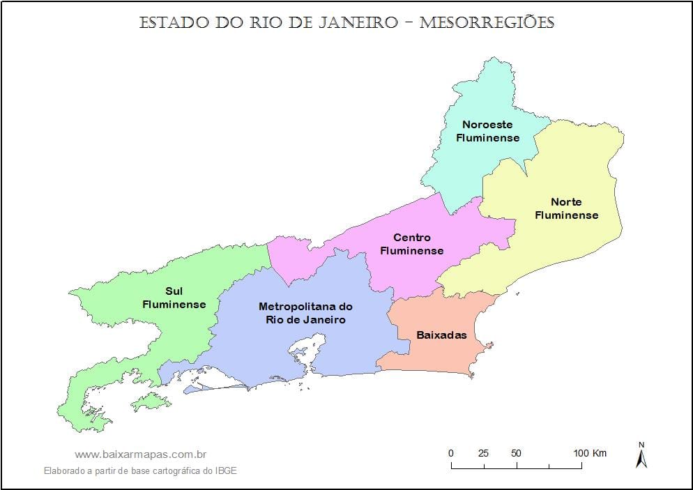 Зураг mesoregions Рио-де-Жанейрогийн