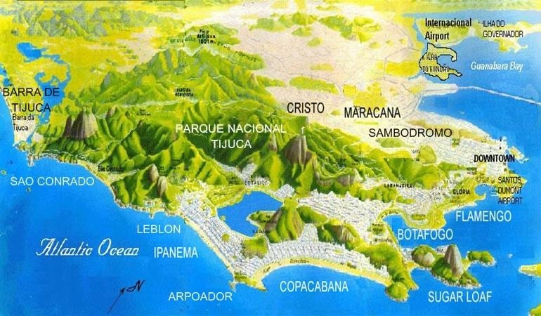 Зураг Sao Conrado наран шарлагын газар