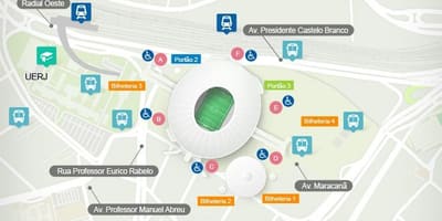 Зураг цэнгэлдэх хүрээлэн Maracanã accès