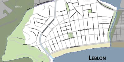 Зураг Leblon наран шарлагын газар